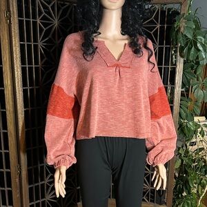 THERMAL  LONG SLEEVE CROP L